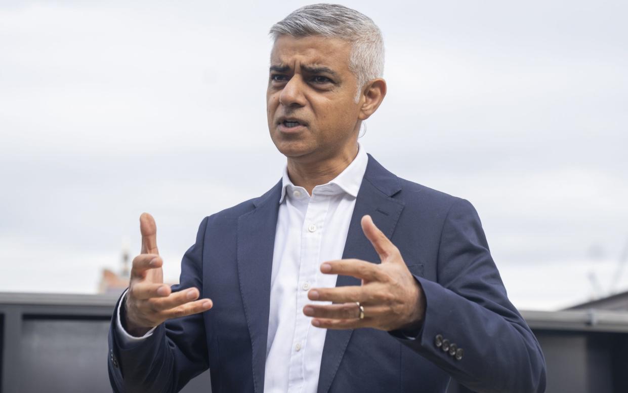 London Mayor Sadiq Khan who has come under fire for his decision to not allow scrapped cars to be sent to Ukraine