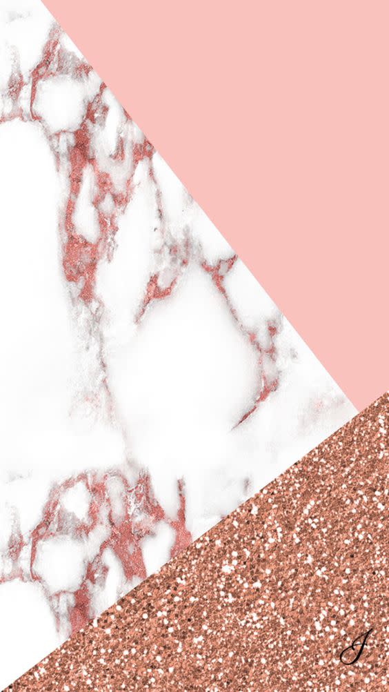 Pink marble iPhone Wallpaper: 