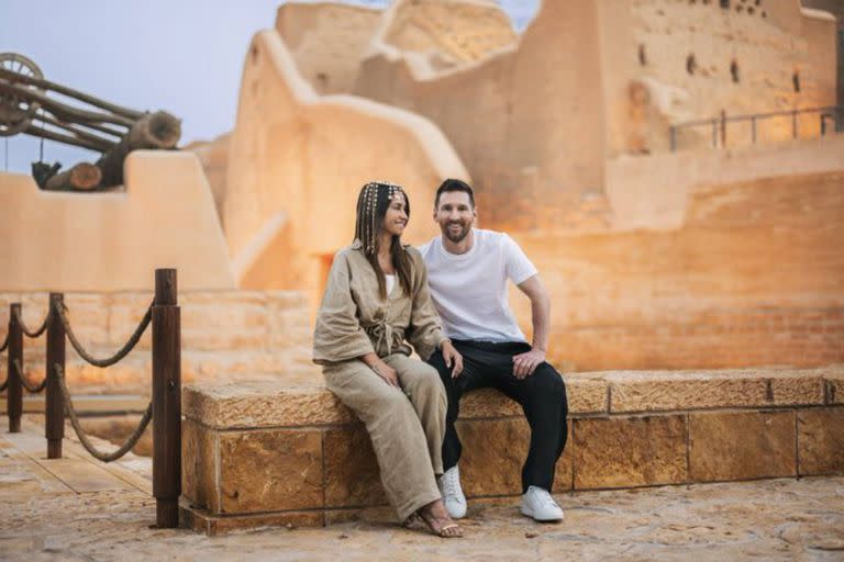 Los Messi en Arabia Saudita