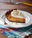 <p>This flavorful pie is a ginger-lover's dream. With candied, ground, and fresh gingers, as well as a gingersnap cookie crust.</p><p><strong><a href="https://www.countryliving.com/food-drinks/a34275204/ginger-pumpkin-pie/" rel="nofollow noopener" target="_blank" data-ylk="slk:Get the recipe;elm:context_link;itc:0;sec:content-canvas" class="link ">Get the recipe</a>.</strong></p><p><strong><a class="link " href="https://www.lodgecastiron.com/product/seasoned-cast-iron-pie-pan" rel="nofollow noopener" target="_blank" data-ylk="slk:SHOP CAST IRON PIE PANS;elm:context_link;itc:0;sec:content-canvas">SHOP CAST IRON PIE PANS</a></strong></p>