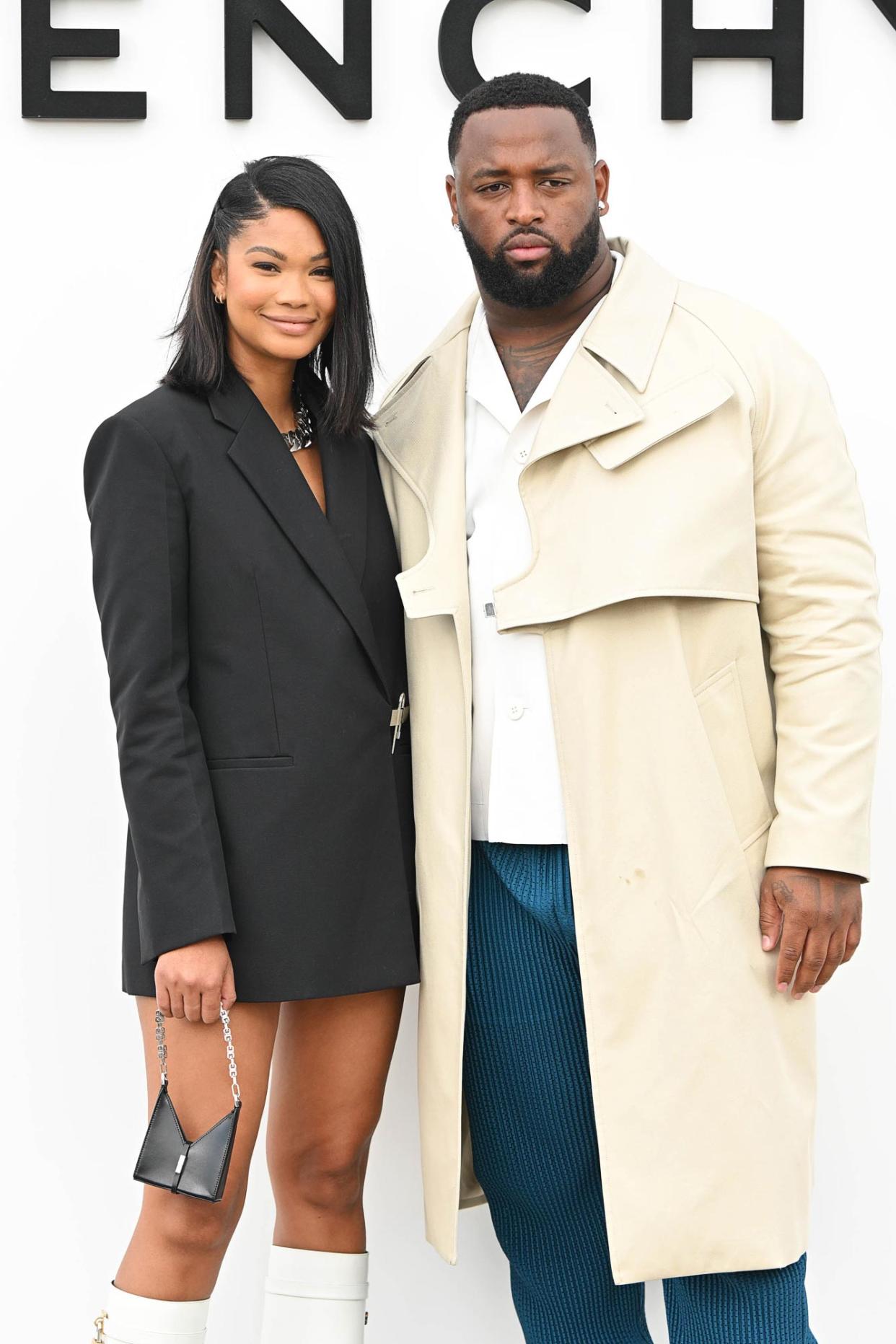 Chanel Iman and NFL Player Davon Godchaux Are Married After Eloping on a Yacht 100