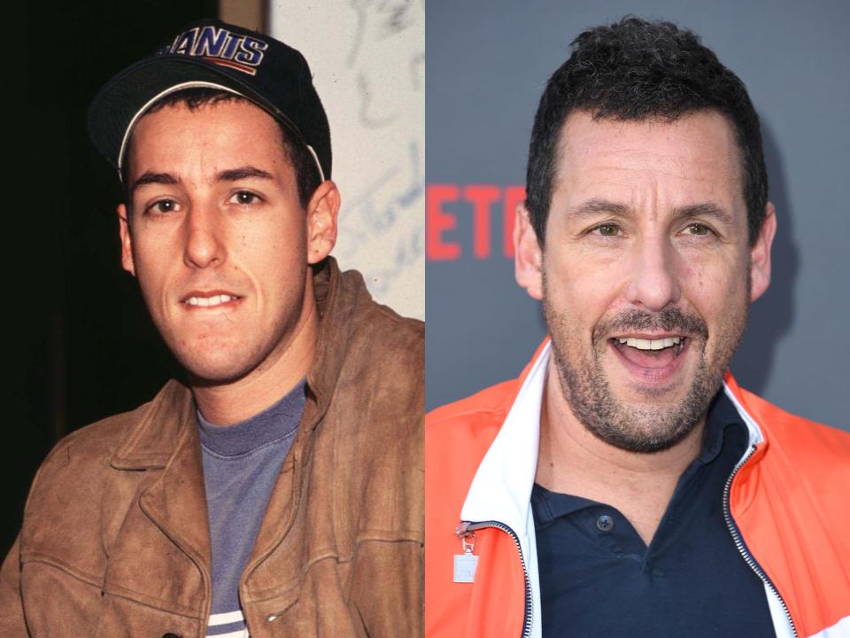 adam sandler then and now