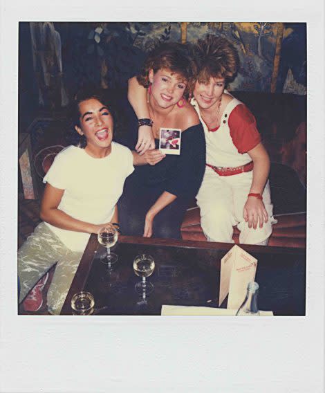 Members of the Go-Go’s photographed on Polaroid by drummer Gina Schock and included in her book “Made in Hollywood” - Credit: Courtesty Gina Schock