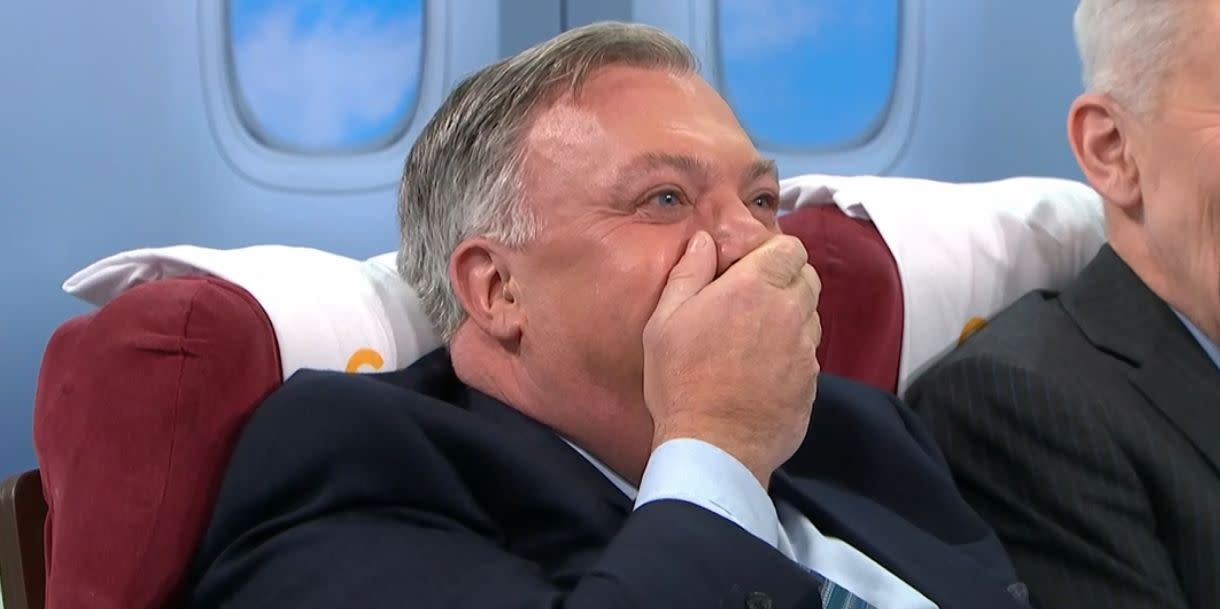 ed balls accidentally kicking susanna reid on good morning britain