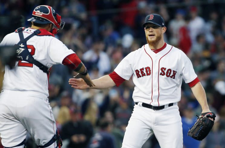 Cragi Kimbrel struck out four in one inning to tie a major-league record. (AP Photo)