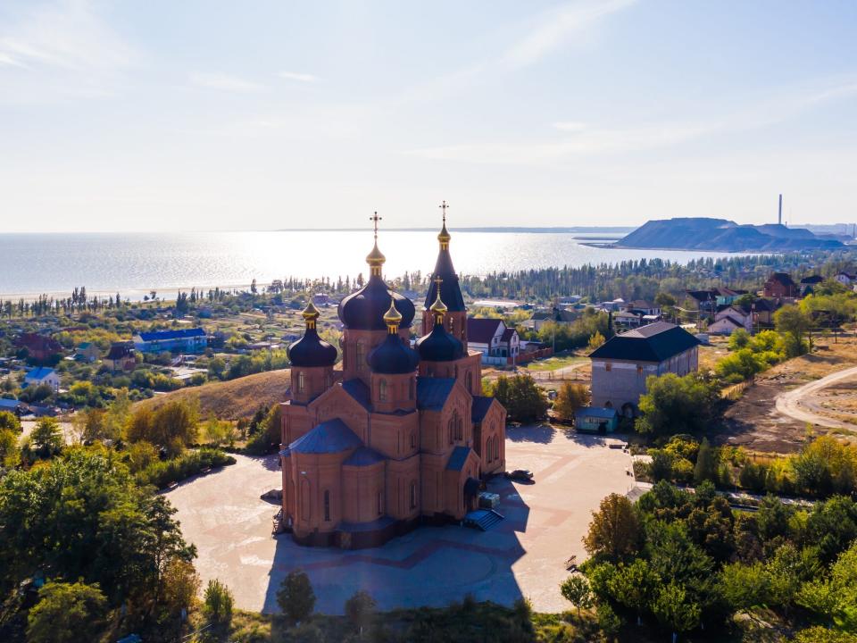 Church of the Archangel Michael in Mariupol, Ukraine