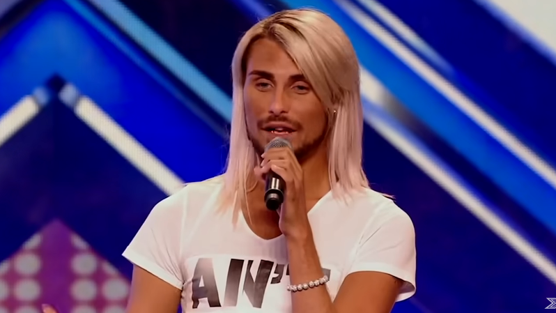 Rylan on The X Factor. (ITV screengrab)