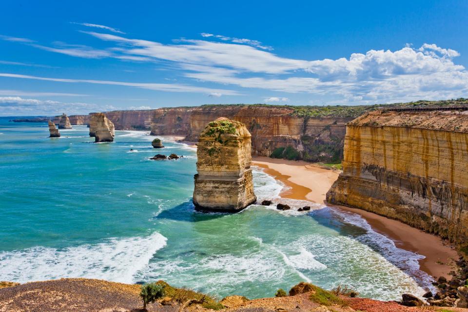 Twelve Apostles rock in Australia