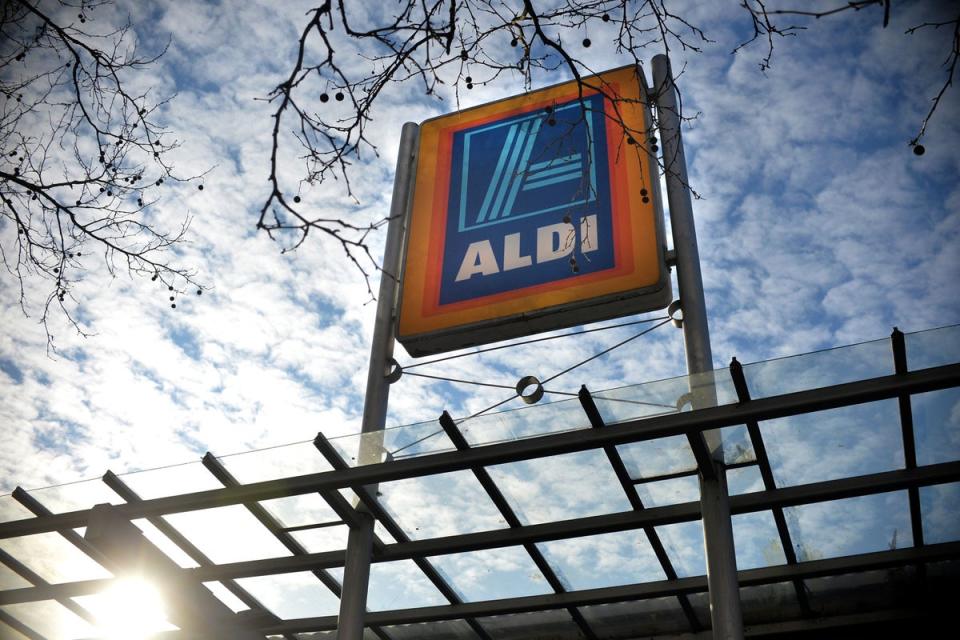 Supermarket giant Aldi came second in the survey (PA Wire)