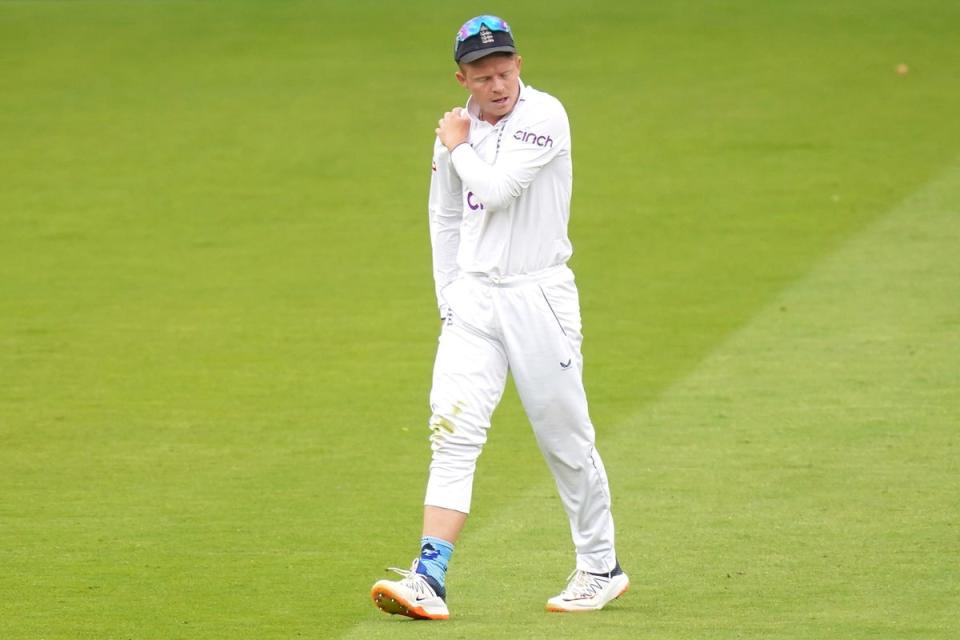 Ollie Pope suffered a second dislocated shoulder during the 2023 Ashes series (PA Wire)