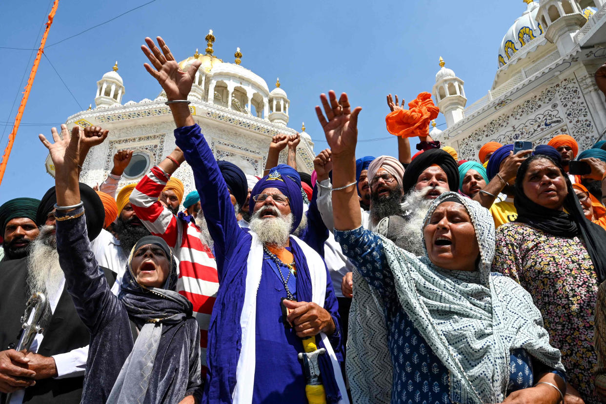 Amritpal Singh protests in India (Narinder Nanu / AFP - Getty Images)