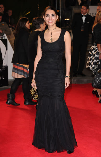 Caterina Murino at the world premiere of Skyfall © Rex