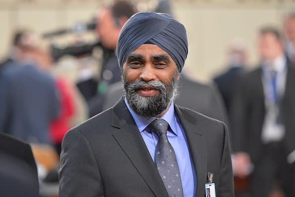 Defence Minister Harjit Sajjan says he received a call from the new U.S. Secretary of Defense James Mattis. Photo from Getty Images.