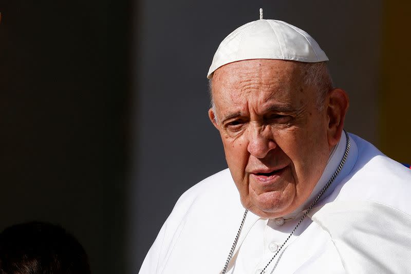 FILE PHOTO: Pope Francis holds weekly audience at the Vatican