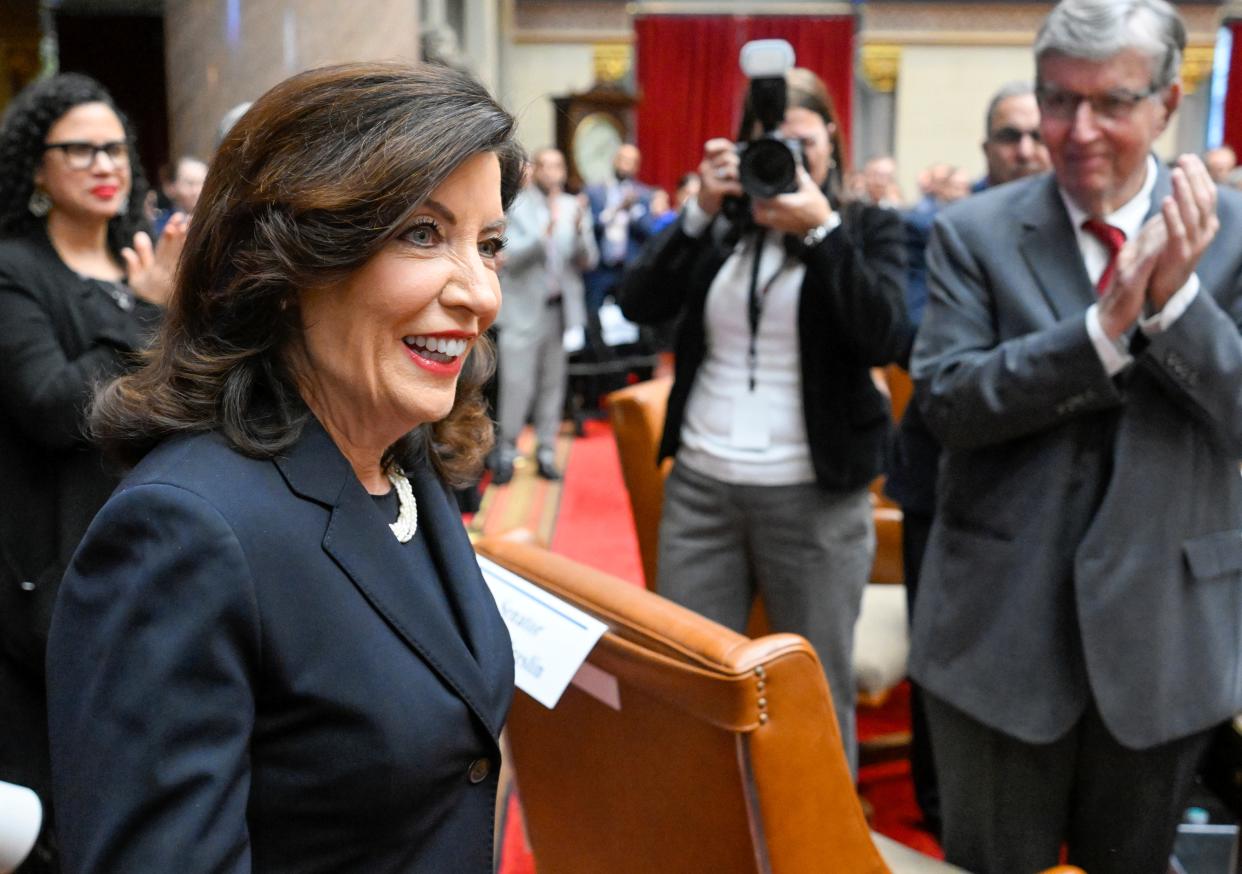 New York Gov. Kathy Hochul has had some choice words for high-profile New York Republicans.