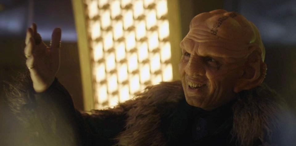 Ferengi crime lord Sneed. played by Aaron Stanford in Picard season 3. 
