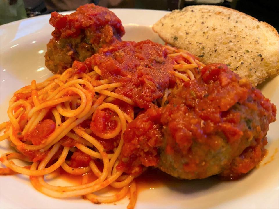 Chef Joel Lyons makes the sauces and meatballs fresh, in-house, at Marino's in Cocoa Village.