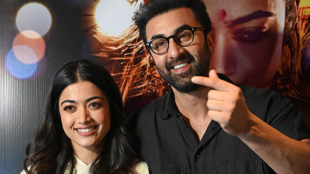 Rashmika Mandanna, Ranbir Kapoor (Photo Credit: Sujit Jaiswal | AFP via Getty Images)