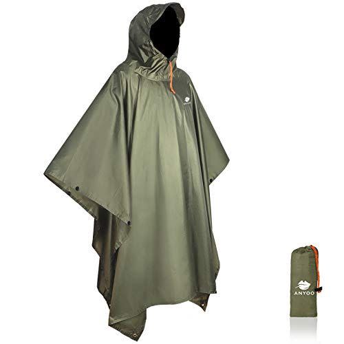 Anyoo Waterproof Rain Poncho