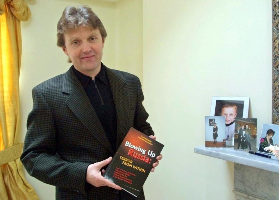 Alexander Litvinenko, a prominent Putin critic, died in 2006 after becoming violently ill in London having drunk tea laced with radioactive polonium-210 (Copyright 2002 The Associated Press. All rights reserved)