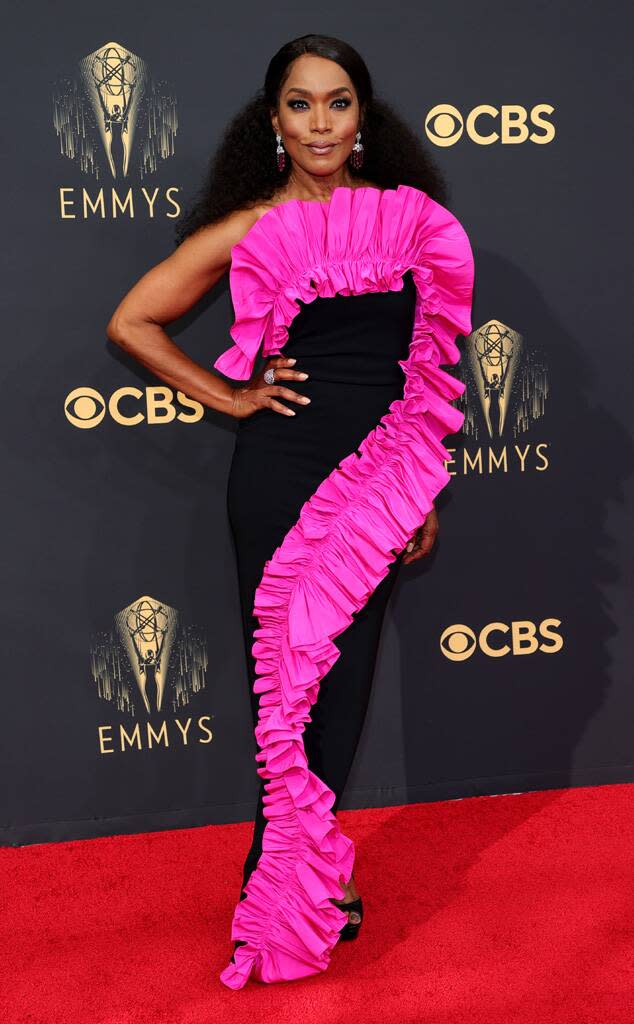 Angela Bassett, 2021 Emmys, Emmy Awards, Red Carpet Fashions, Arrivals, Riskiest Looks