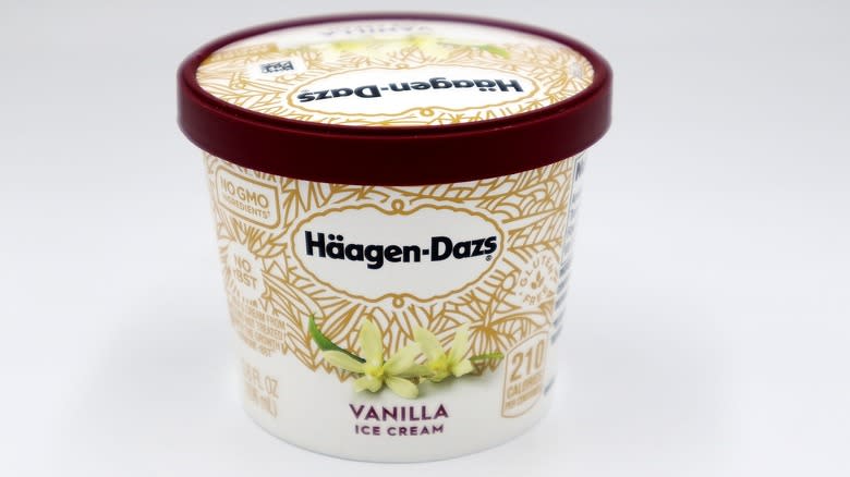 Häagen-Dazs vanilla ice cream