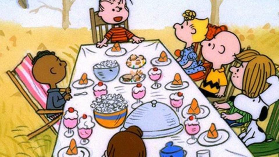 Charlie Brown cartoon labelled racist over depiction of Thanksgiving dinner