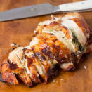 <p>Believe it or not, you can have a juicy bird sans mounds of butter. A little thyme and olive <a rel="nofollow noopener" href="http://www.redbookmag.com/food-recipes/a37883/avocado-oil/" target="_blank" data-ylk="slk:oil;elm:context_link;itc:0;sec:content-canvas" class="link ">oil</a> is how you roast a turkey the delicious way. </p><p><strong>Get the recipe at <a rel="nofollow noopener" href="http://www.ohsweetbasil.com/herb-roasted-turkey-breast.html" target="_blank" data-ylk="slk:Oh Sweet Basil;elm:context_link;itc:0;sec:content-canvas" class="link ">Oh Sweet Basil</a>. </strong></p>