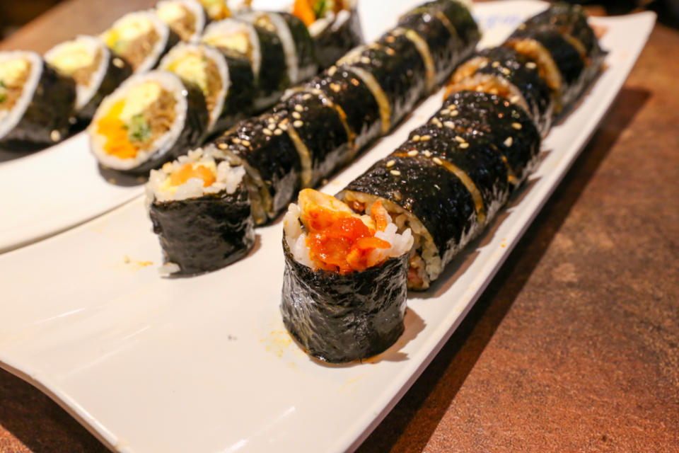 Rolling Rice - kimchi gimbap