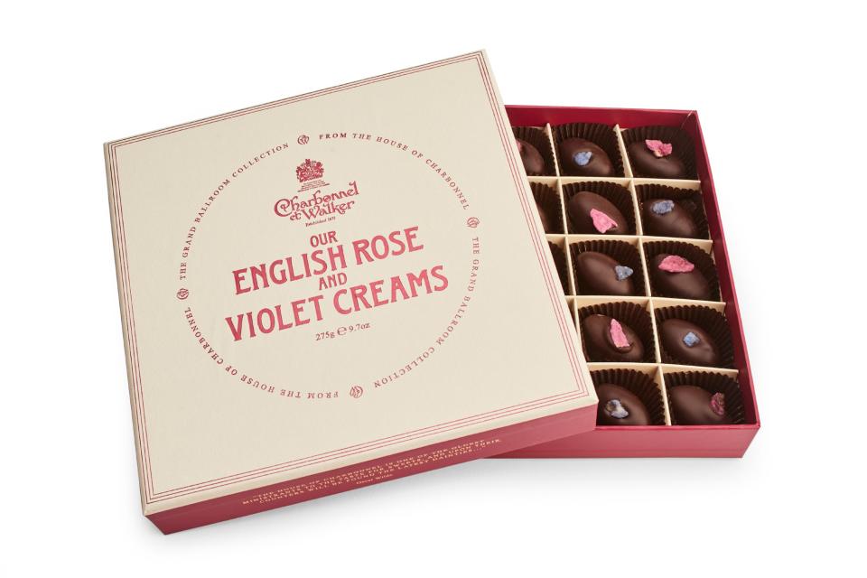 Charbonnel et Walker English Rose and Violet Creams (£32.00)