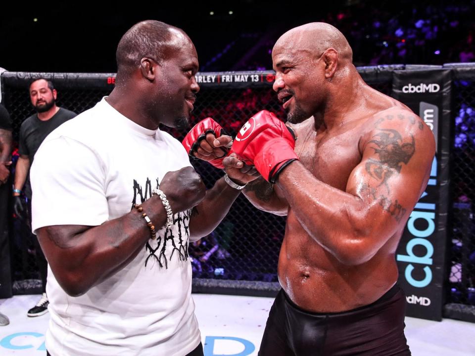 Romero faces off with fellow MMA veteran Melvin Manhoef, whom he takes on this weekend (Lucas Noonan / Bellator MMA)