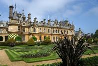 <p>The Waddesdon Manor is a Neo-Renaissance style château that has been a Rothschild family home since the late 1800s, with its first owner being Baron Ferdinand de Rothschild and its last owner being James de Rothschild. After his death in 1959, James de Rothschild left the house, the grounds, and the majority of the collections seen throughout the home to the National Trust, so that the public can visit and appreciate the home and gardens. Since then, the Rothschild Foundation has managed Waddesdon Manor, and it is one of the most visited National Trust sites, garnering upwards of 466,000 visitors in 2018. The gardens were designed by Baron Ferdinand de Rothschild with help from landscape architect Elie Lainé. The breathtakingly beautiful interiors of Waddesdon Manor can also be <a href="https://waddesdon.org.uk/the-collection/virtual-tours/" rel="nofollow noopener" target="_blank" data-ylk="slk:virtually toured here.;elm:context_link;itc:0;sec:content-canvas" class="link ">virtually toured here. </a></p><p><a class="link " href="https://www.youtube.com/watch?v=EyYuxTfdtKo" rel="nofollow noopener" target="_blank" data-ylk="slk:TOUR NOW;elm:context_link;itc:0;sec:content-canvas">TOUR NOW </a></p>