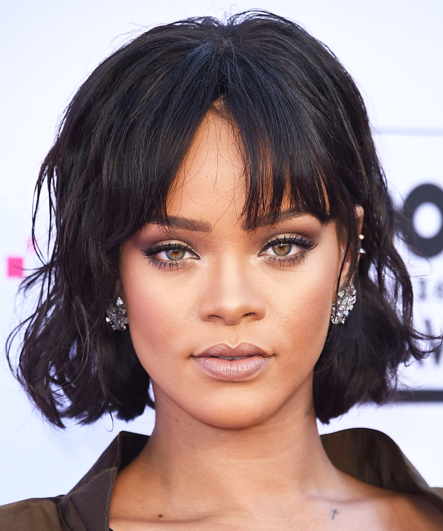 <p>It's a scientific fact that RiRi can pull-off any hairstyle, including the set of wispy bangs spotted on her at the Billboard Music Awards. </p>