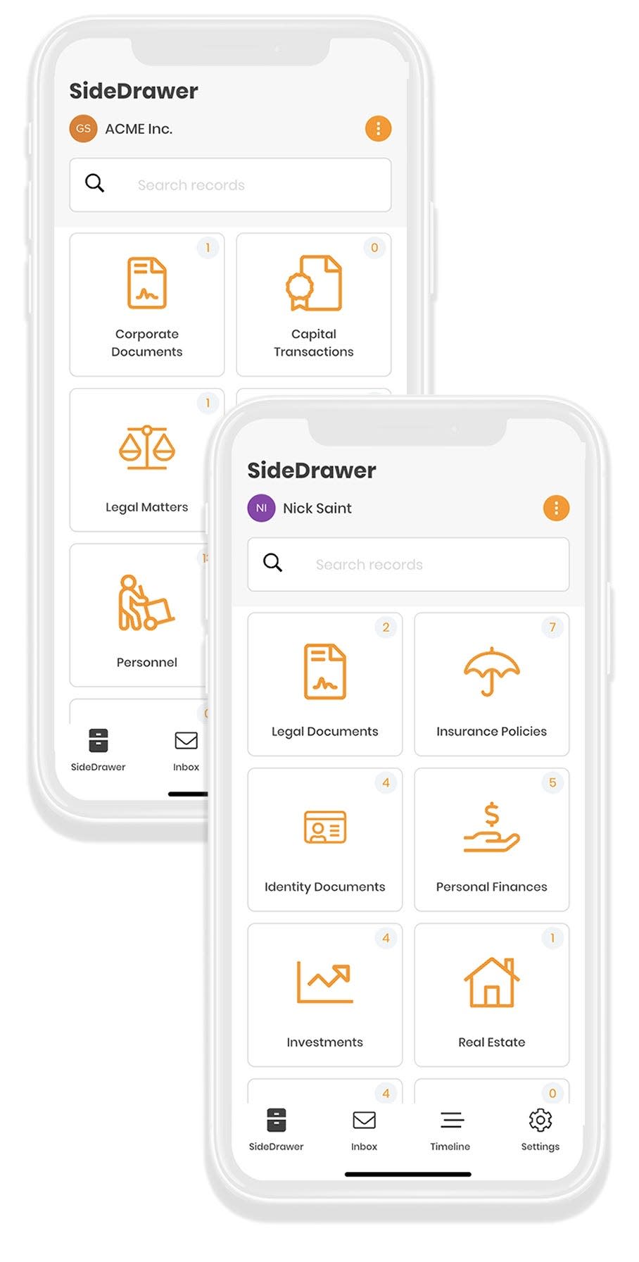 You can also access SideDrawer from your phone.