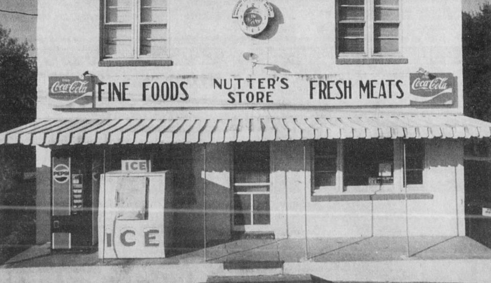 A photo of Nutter's in Newark taken about 1970.