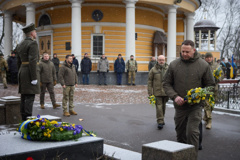 Commemoration of the Heroes of Krut <span class="copyright">Office of the President of Ukraine</span>