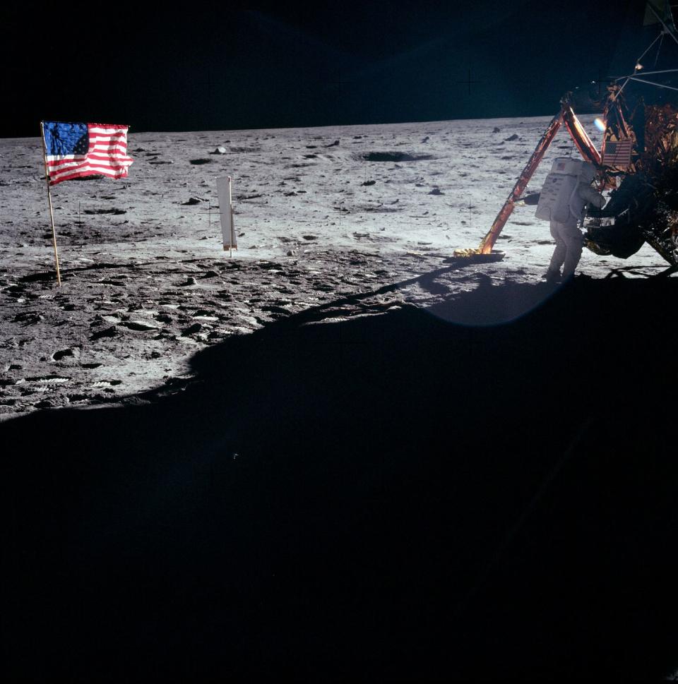 <p><em>First Man</em> became the focus of some controversy when viewers realized one real-life scene had been left out of the movie: Neil and Buzz Aldrin planting the American flag on the moon. Many felt it was anti-American and expressed outrage. Senator Marco Rubio <a href="https://www.space.com/41715-first-man-movie-buzz-aldrin-controversy.html" rel="nofollow noopener" target="_blank" data-ylk="slk:tweeted;elm:context_link;itc:0;sec:content-canvas" class="link ">tweeted</a>, "This is total lunacy." Even <a href="https://dailycaller.com/2018/09/05/full-transcript-trump-daily-caller-interview/" rel="nofollow noopener" target="_blank" data-ylk="slk:President Donald Trump commented on it;elm:context_link;itc:0;sec:content-canvas" class="link ">President Donald Trump commented on it</a>, saying, "I think it’s very unfortunate...it’s almost like they’re embarrassed at the achievement coming from America. I think it’s a terrible thing." </p>