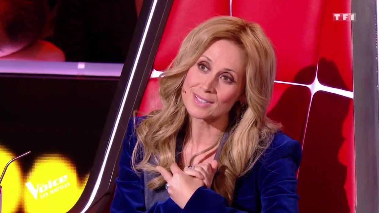 Lara Fabian lors des Battles de The Voice. © Capture d'écran TF1