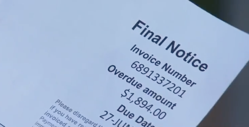 The family was then billed almost $1900 for the ambulance. Victoria Ambulance said the family will not have to pay it. Source: 7News 