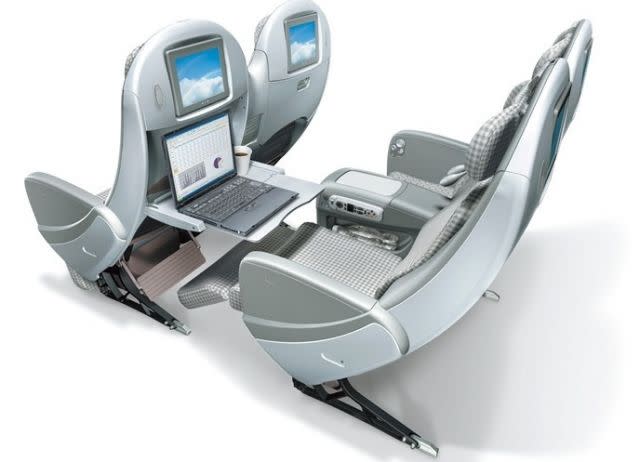 The JAL Sky Shell Seat. Photo: JAL