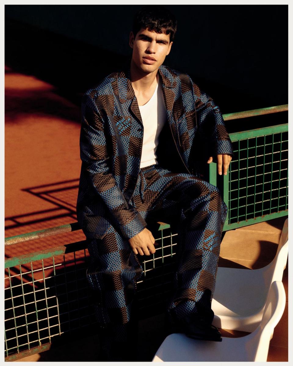 Carlos Alcaraz is the face of Louis Vuitton SS24 Menswear (Jorge Perez Ortiz)