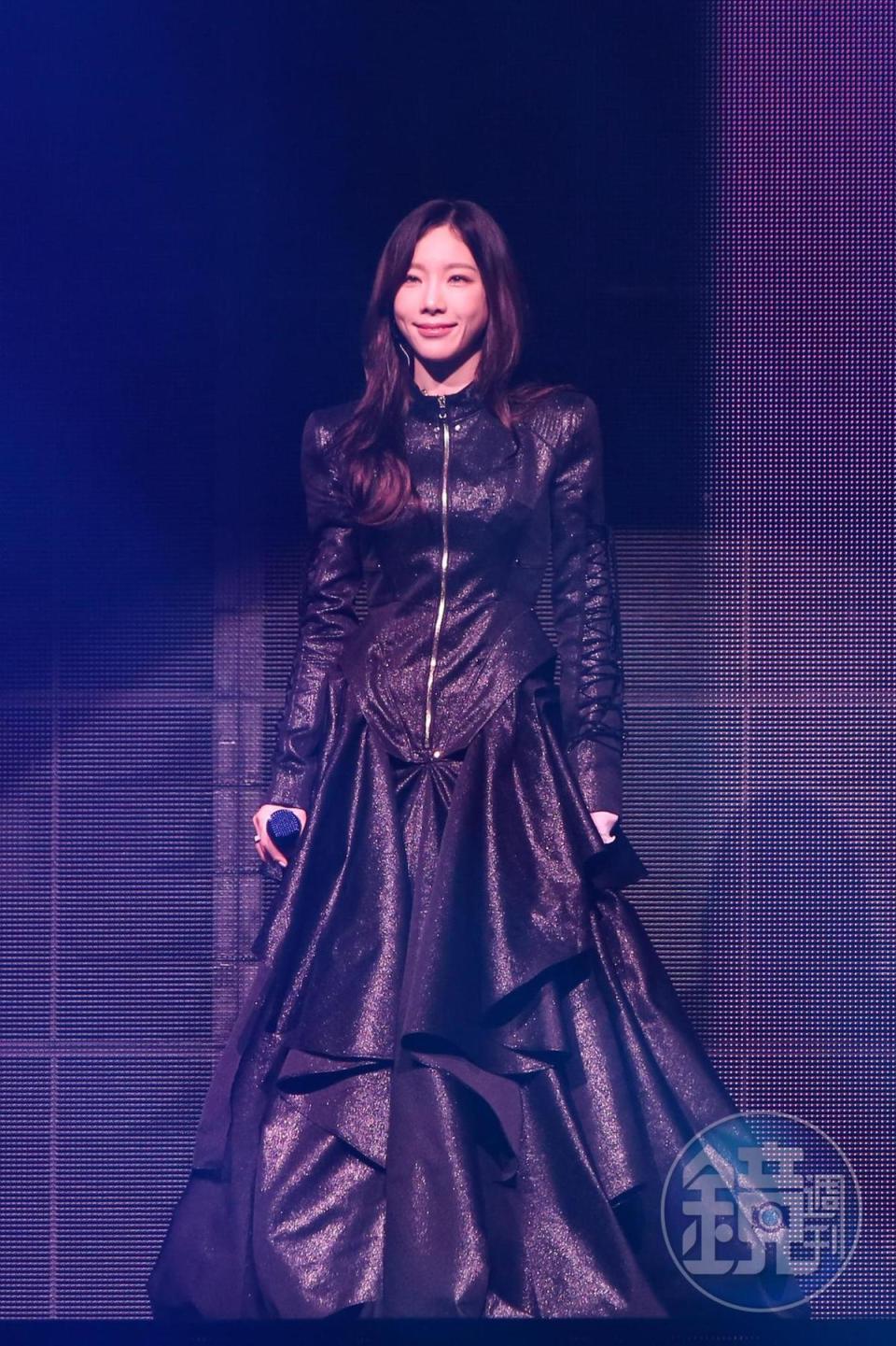 少女時代隊長太妍今（24日）在小巨蛋舉辦個人演唱會。