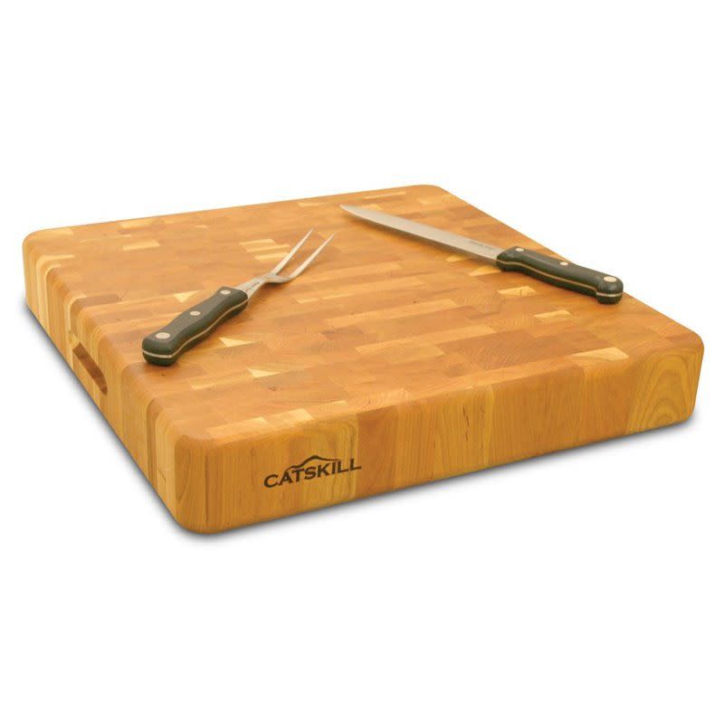 5) Catskill Craftsmen Slab End Grain Cutting Board in Birch