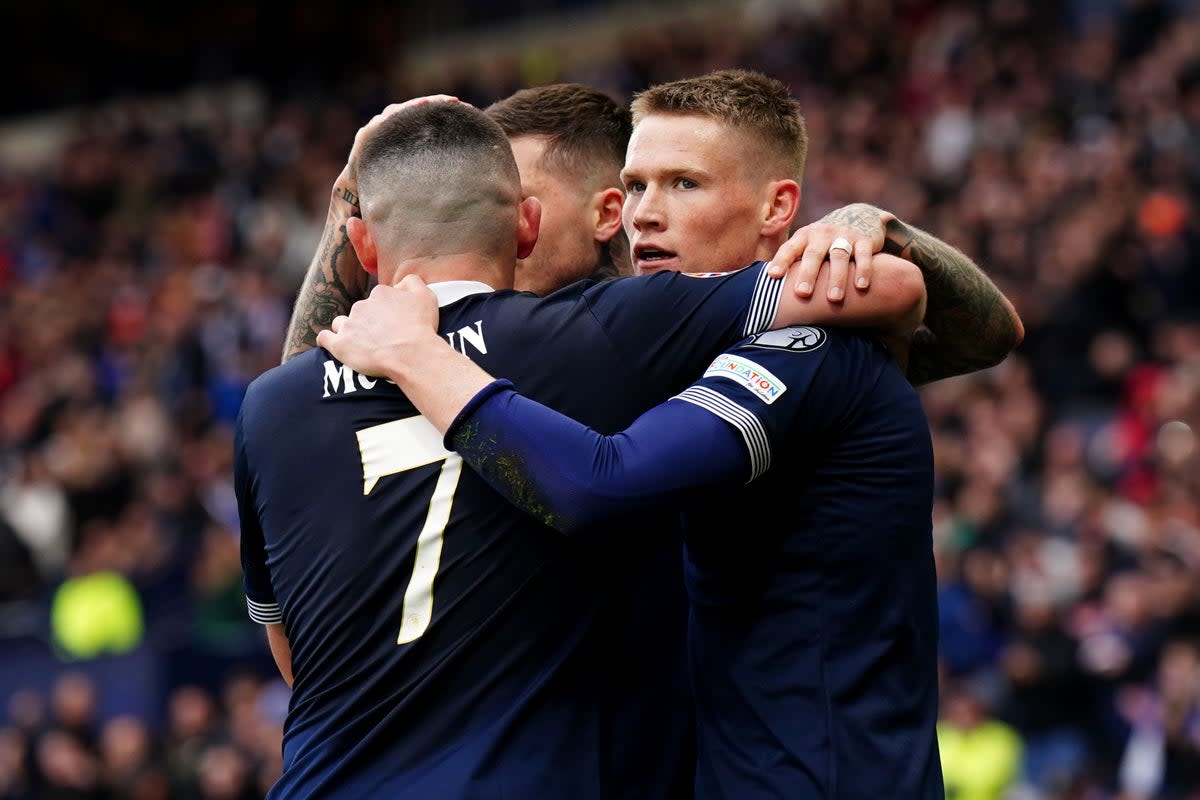 Scott McTominay scored two late goals from the bench as Scotland beat Cyprus  (PA Wire)