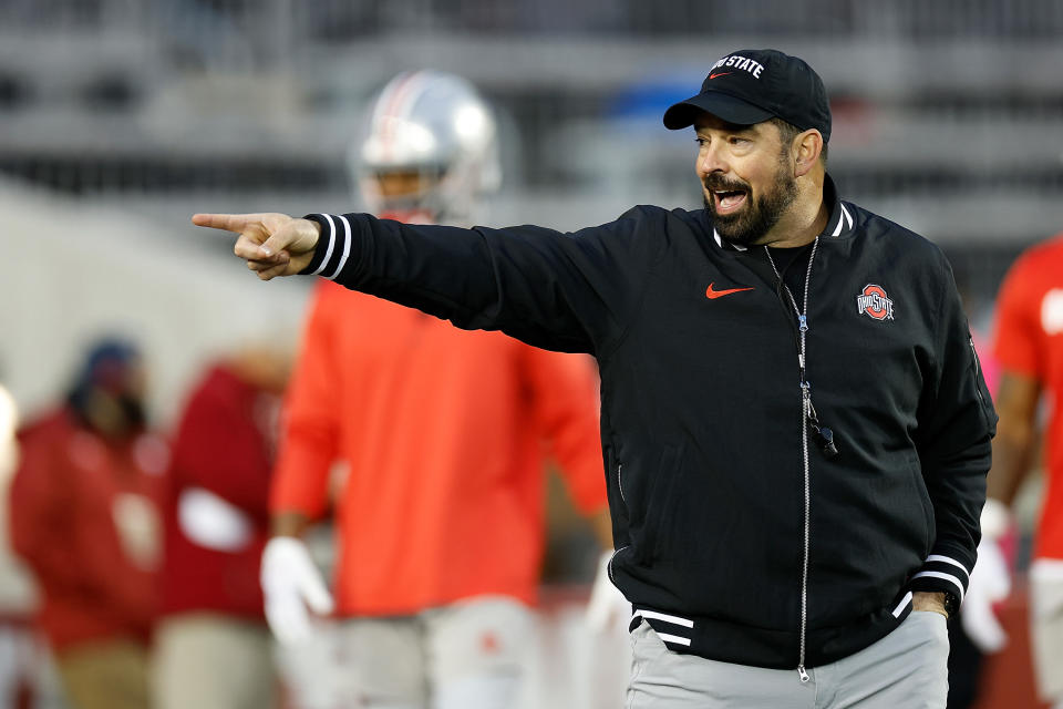 Ryan Day and Ohio State haven't beaten Michigan since 2019. (John Fisher/Getty Images)