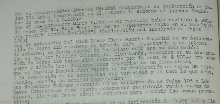 El fallo que deterninó una dura sanción para Hirschl