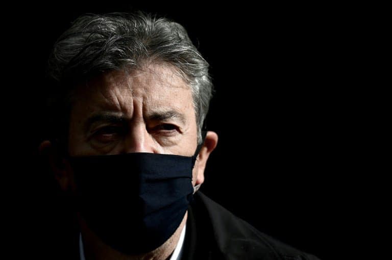 Jean-Luc Mélenchon le 11 octobre 2020 à Saint-Hilaire-la-Palud (Photo d'illustration)
 - Philippe LOPEZ © 2019 AFP