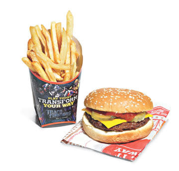 Burger King Cheeseburger and French Fries (small)