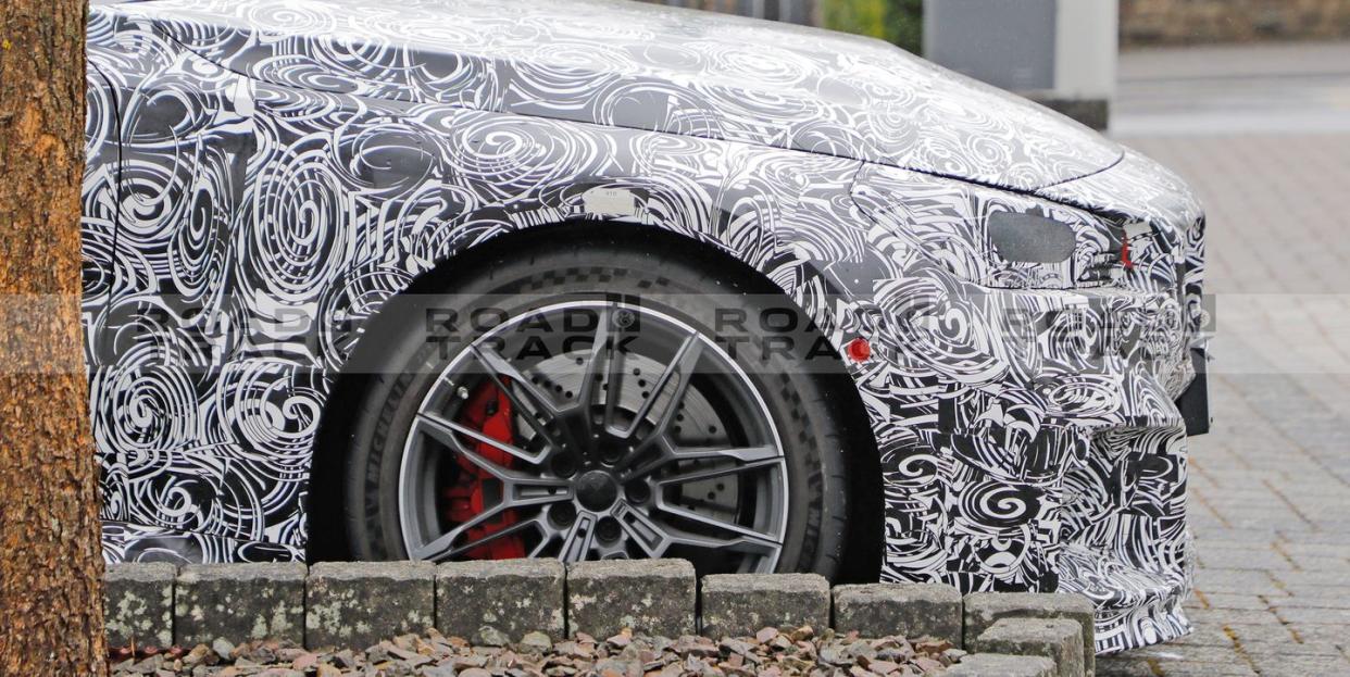 bmw m2 cs prototype camouflaged