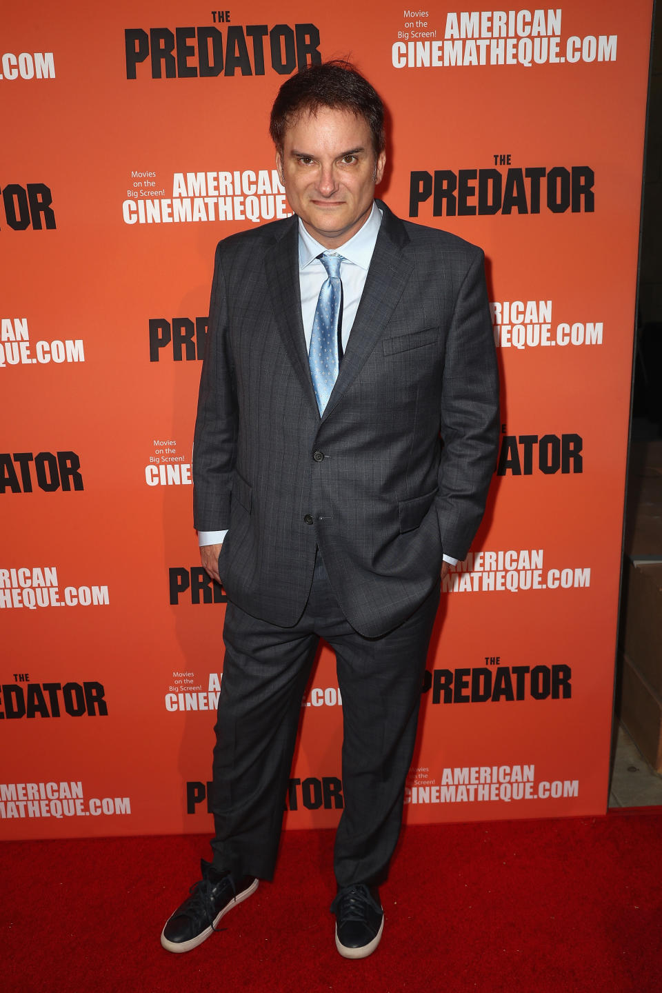 Director Shane Black at the L.A. premiere of <em>The Predator</em>. (Photo: Getty Images)